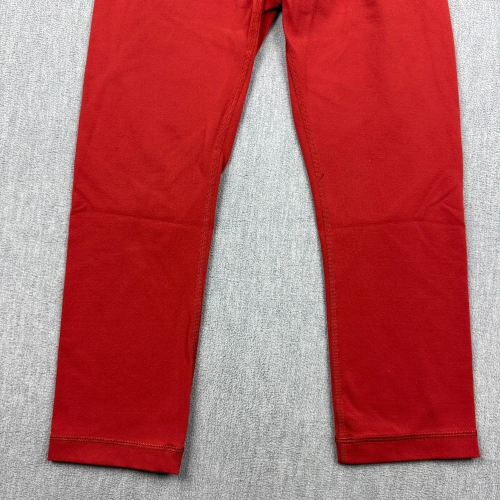Lululemon Leggings Women 6 Orange Wunder Under Crop High Rise 21